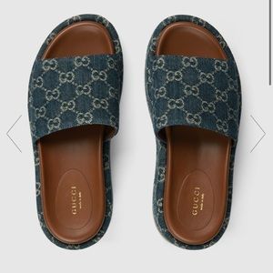 Brand new Gucci platform sandals
